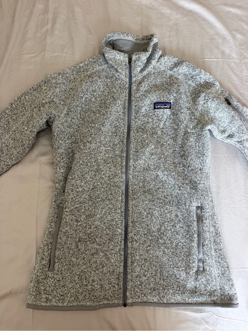 Patagonia Women’s Better Sweater Heather Gray Full-Zip Fleece Jacket